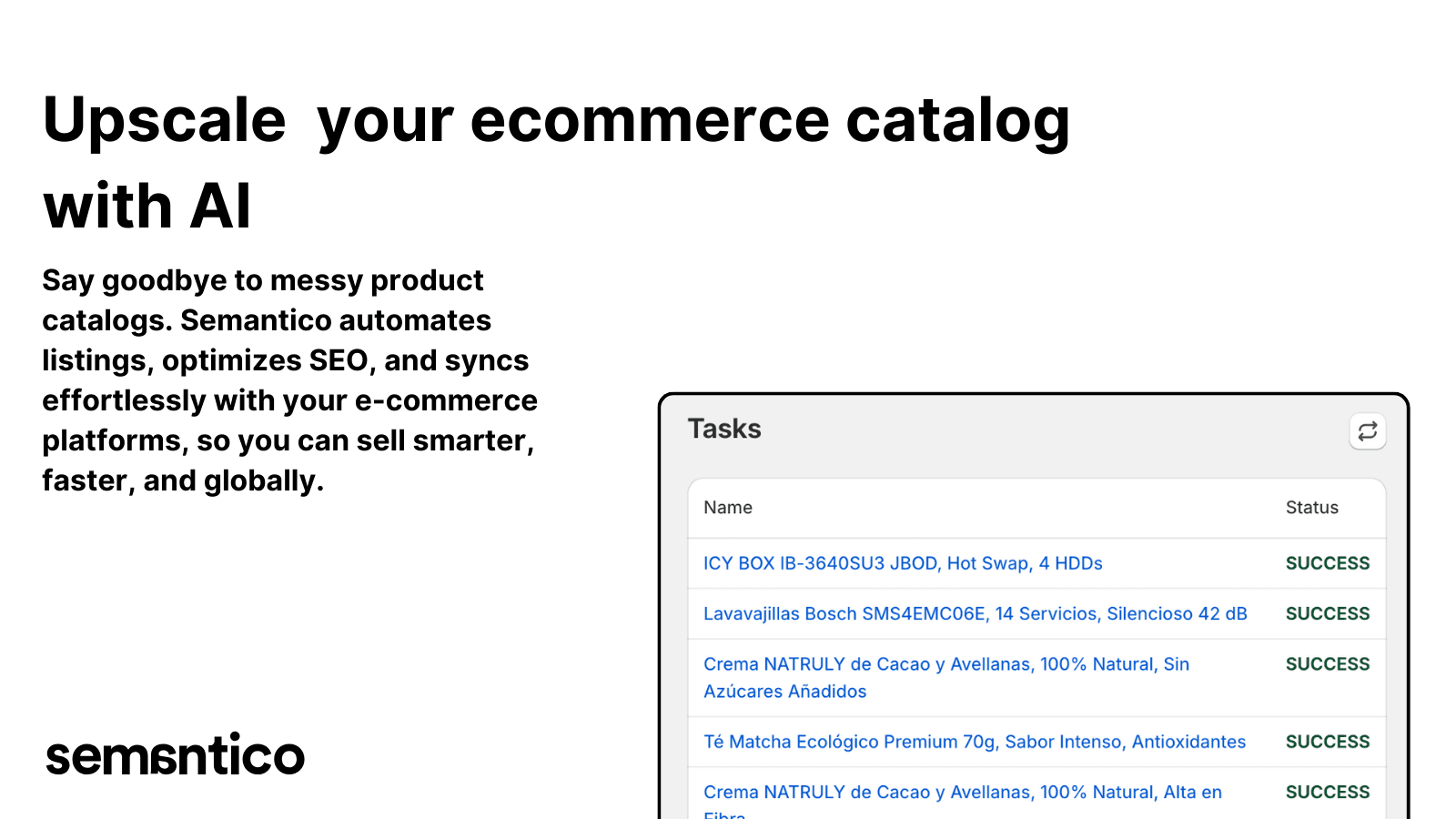 Upscale your ecommerce with semantico