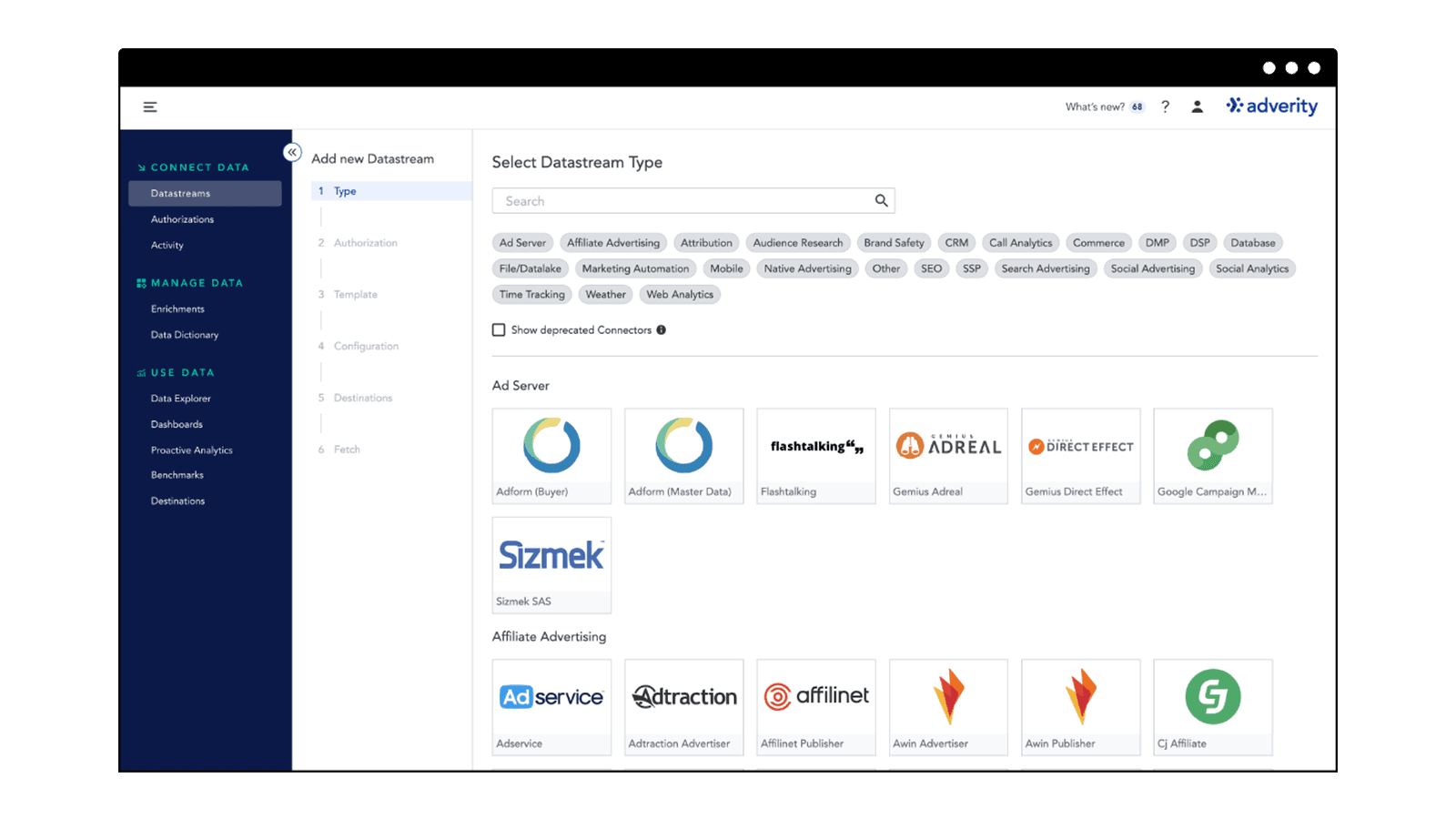 Choose your Data Source