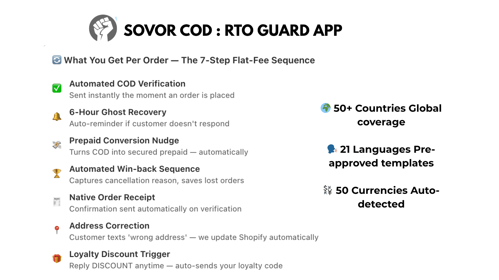 SOVOR COD : RTO GUARD APP