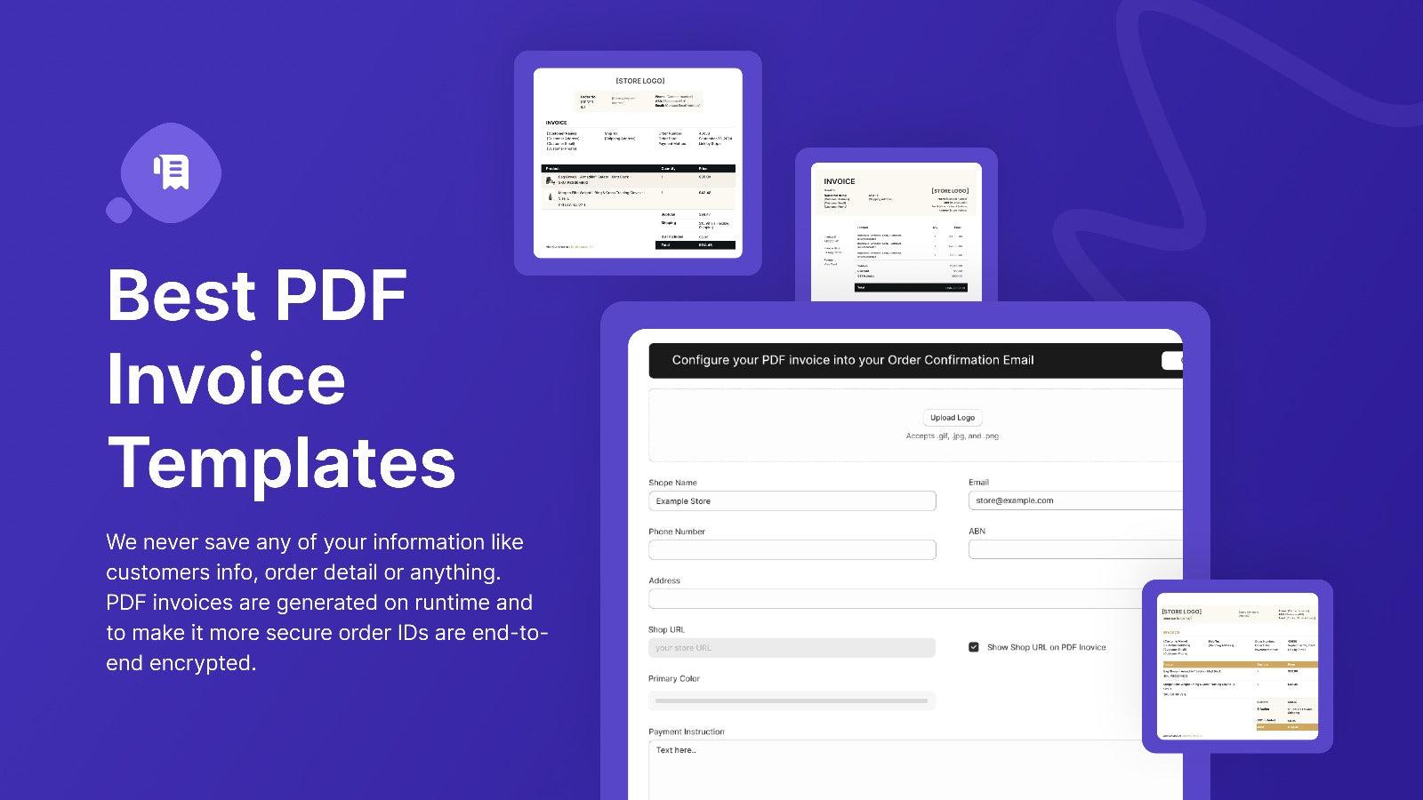 Tecmyer: PDF Invoice - Cover