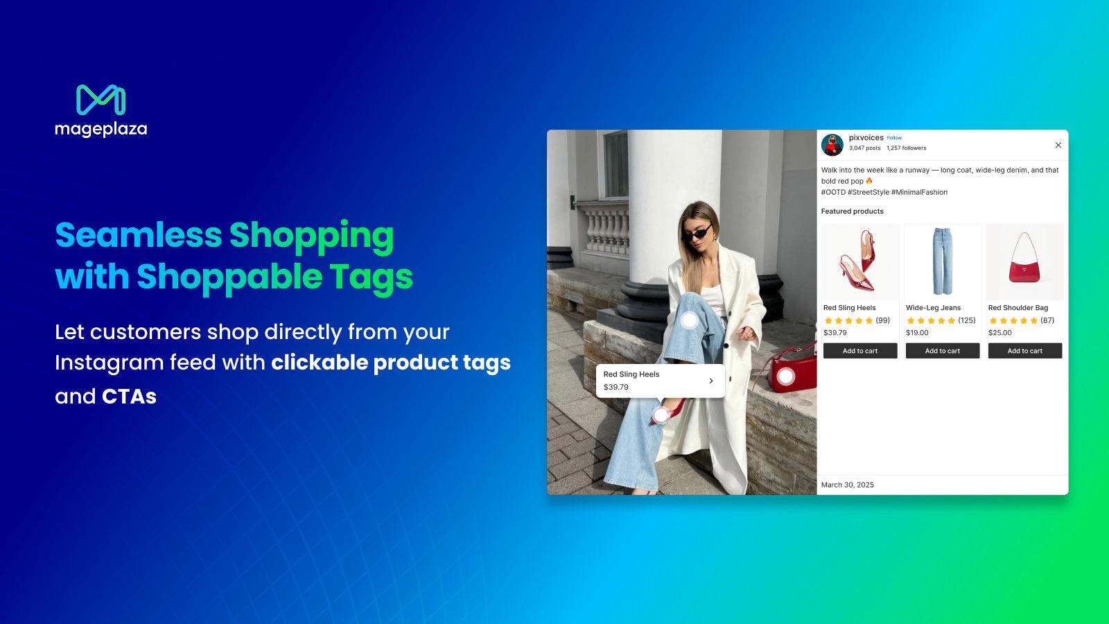 Tag products in Instagram posts for shoppable feeds