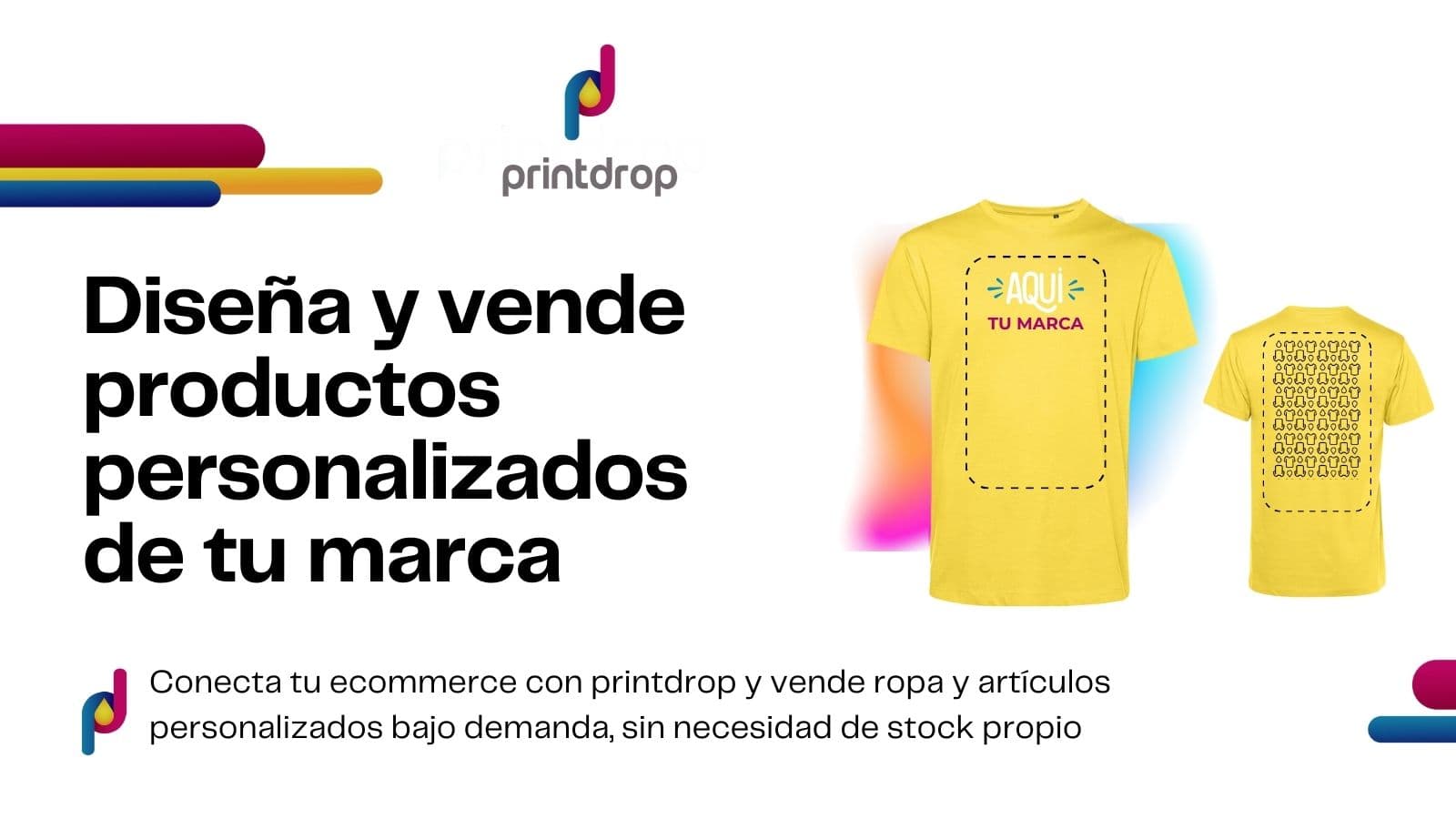 Conecta tu tienda con printdrop y vende artículos personalizados