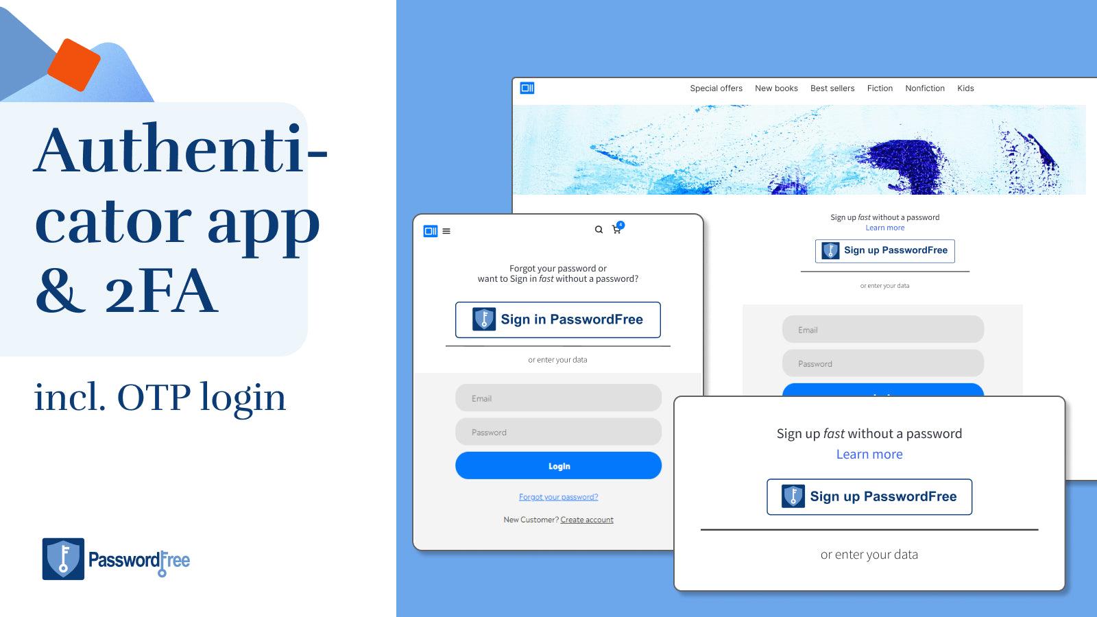 Authenticator app & 2FA/MFA incl. OTP login