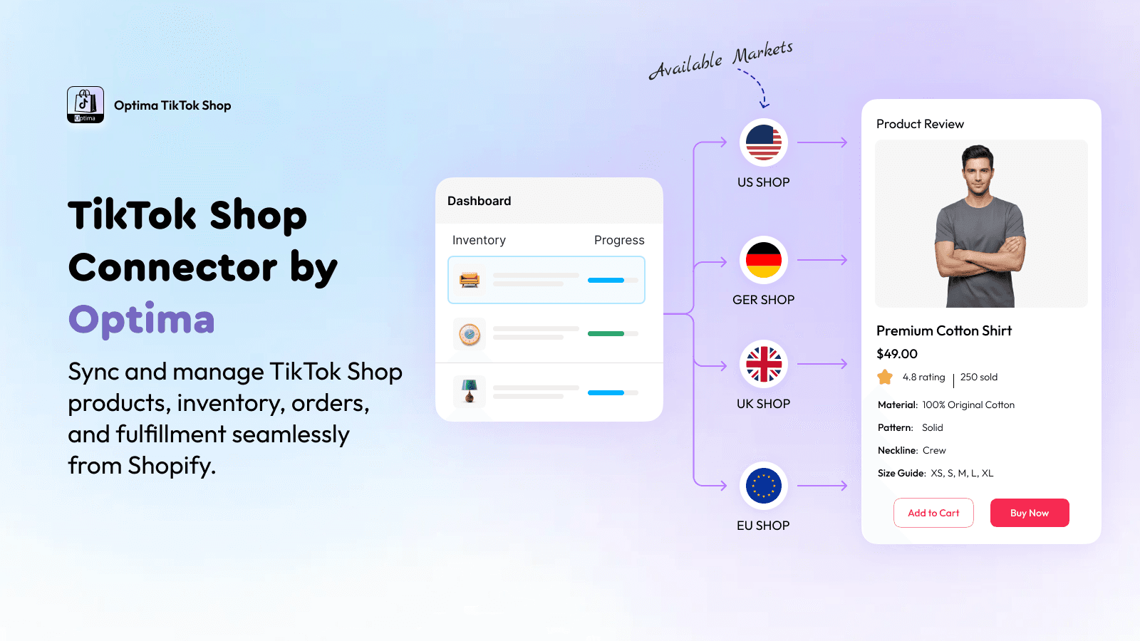 Optima Tiktok Shop Connector For Shopify