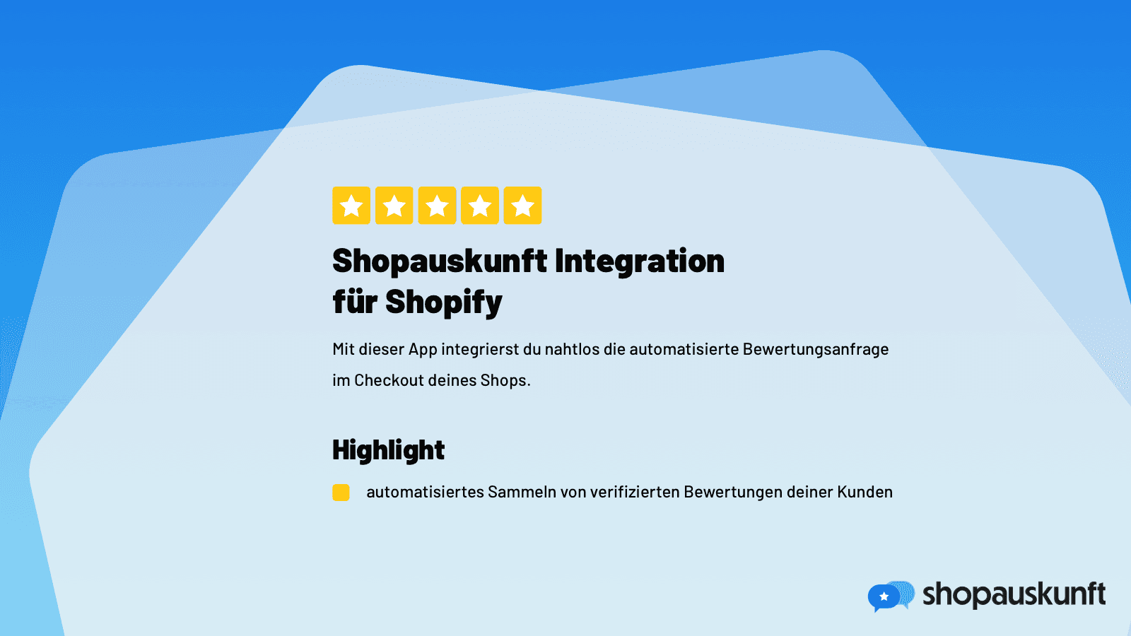 Features der Shopauskunft APP