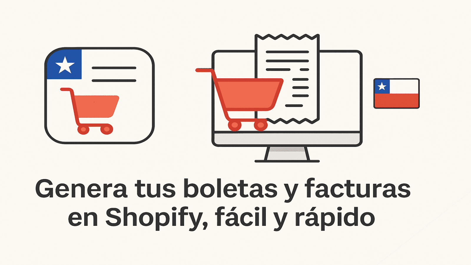 Genera boletas y facturas en Shopify fácil y rápido.