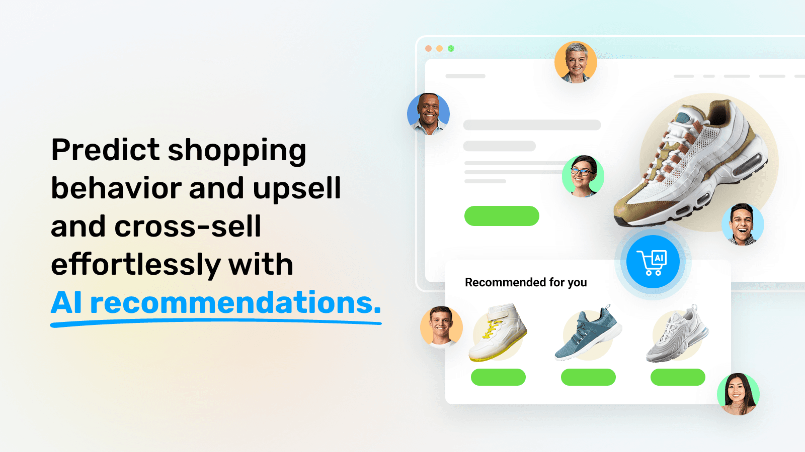 Predict shopping behavior with AI product recommendations