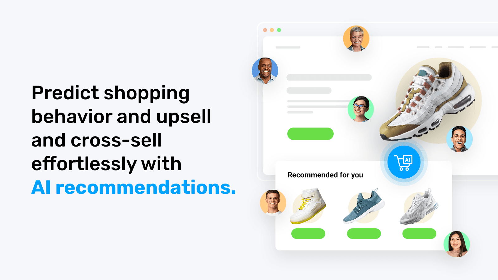Predict shopping behavior with AI product recommendations
