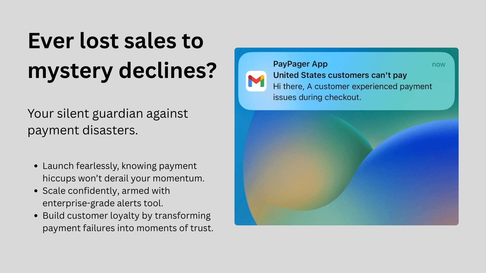 features and benefits of the PayPager app