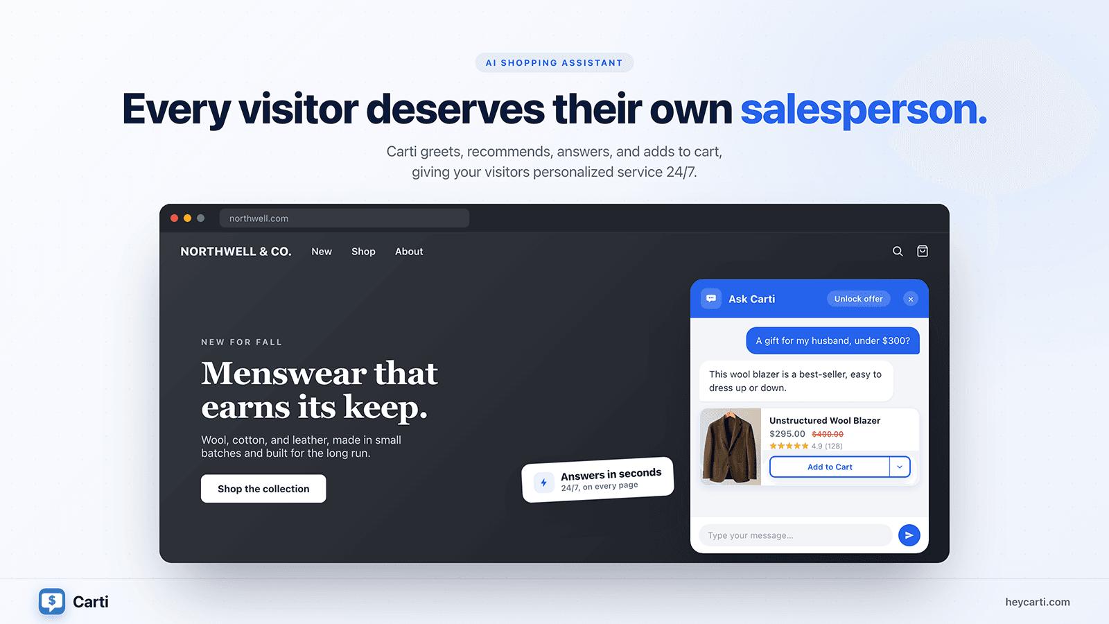 AI shopping assistant chatbot: personalized recommendations