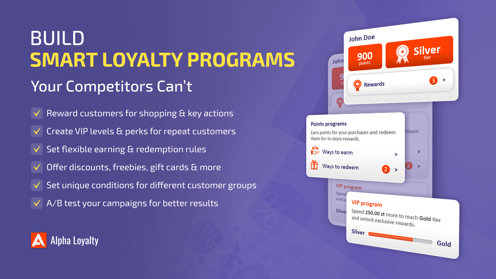 Build smart loyalty programs