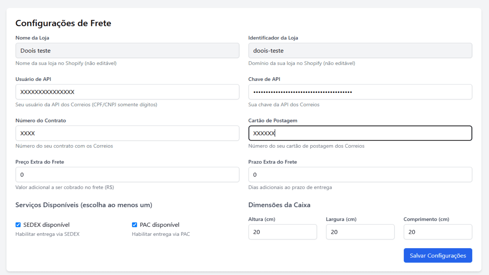 Área administrativa