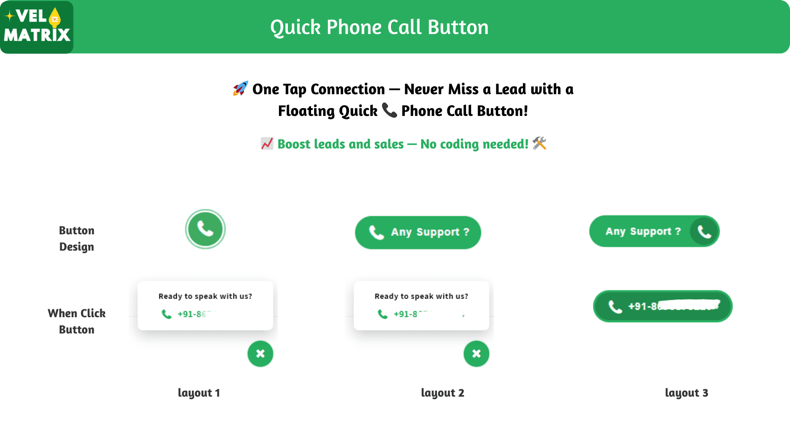 Quick Phone Call Button Introduction