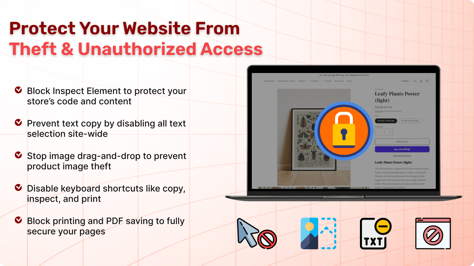 Anti Theft Pro, protect store data & assets.