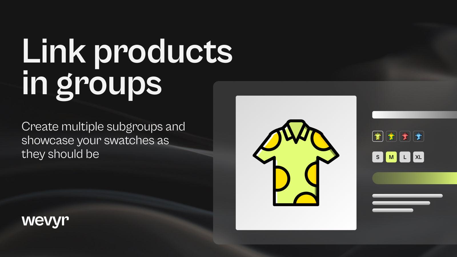 Combined Listings: Multi-Level Groups & Swatches for Shopify