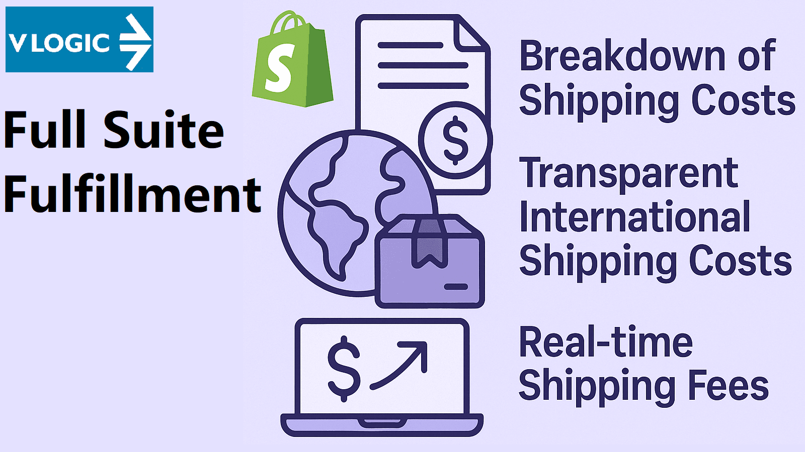 Display shipping, tax, and duty costs instantly at checkout.
