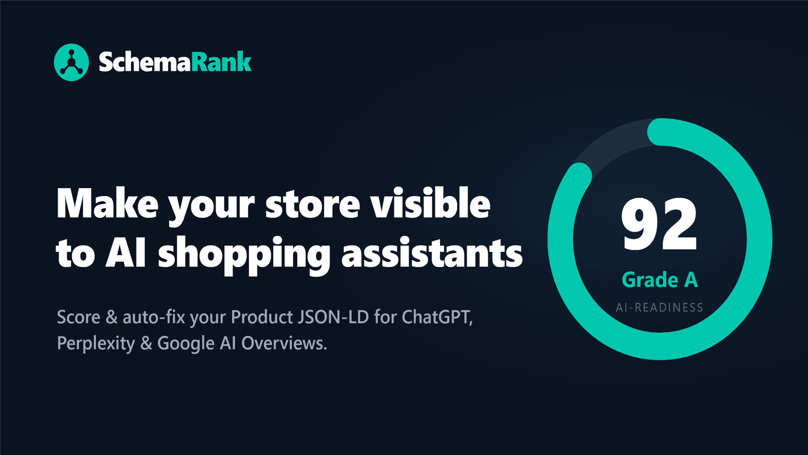 SchemaRank app dashboard and optimization features.