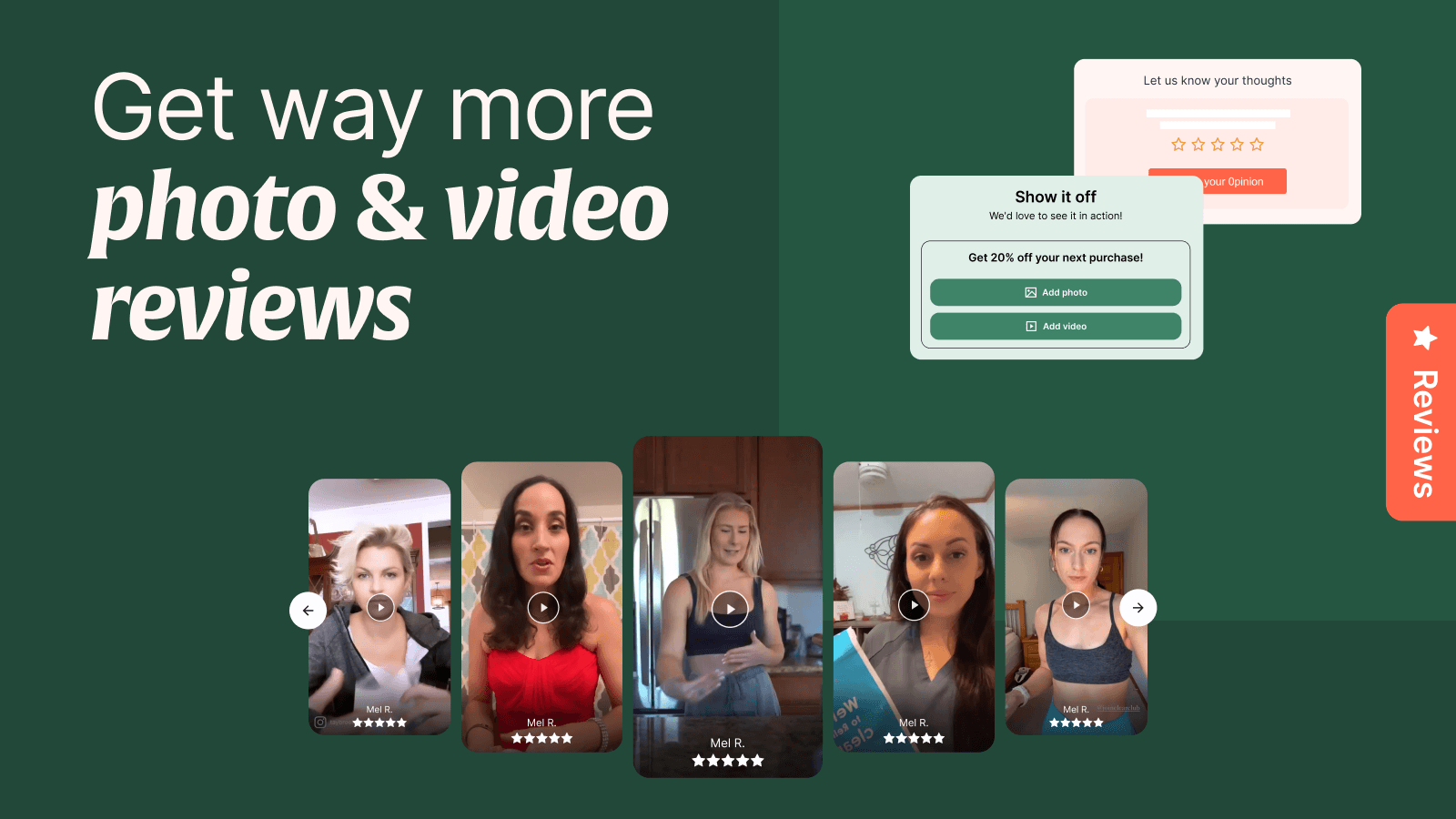 Collect more visual reviews with automated emails & review form