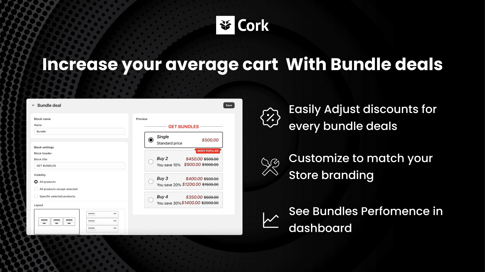 Cork - Product bundle app