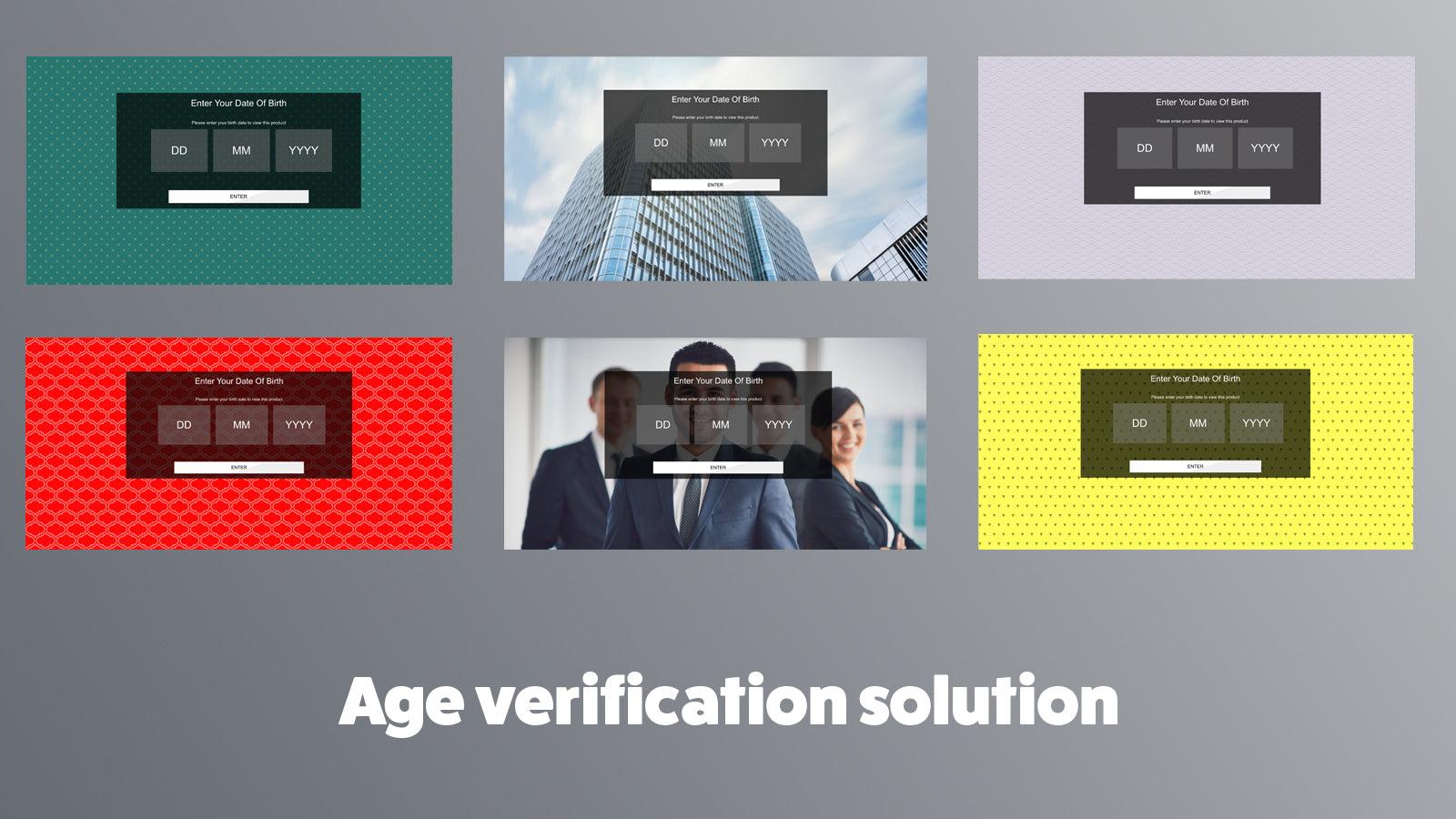 Age verification solution