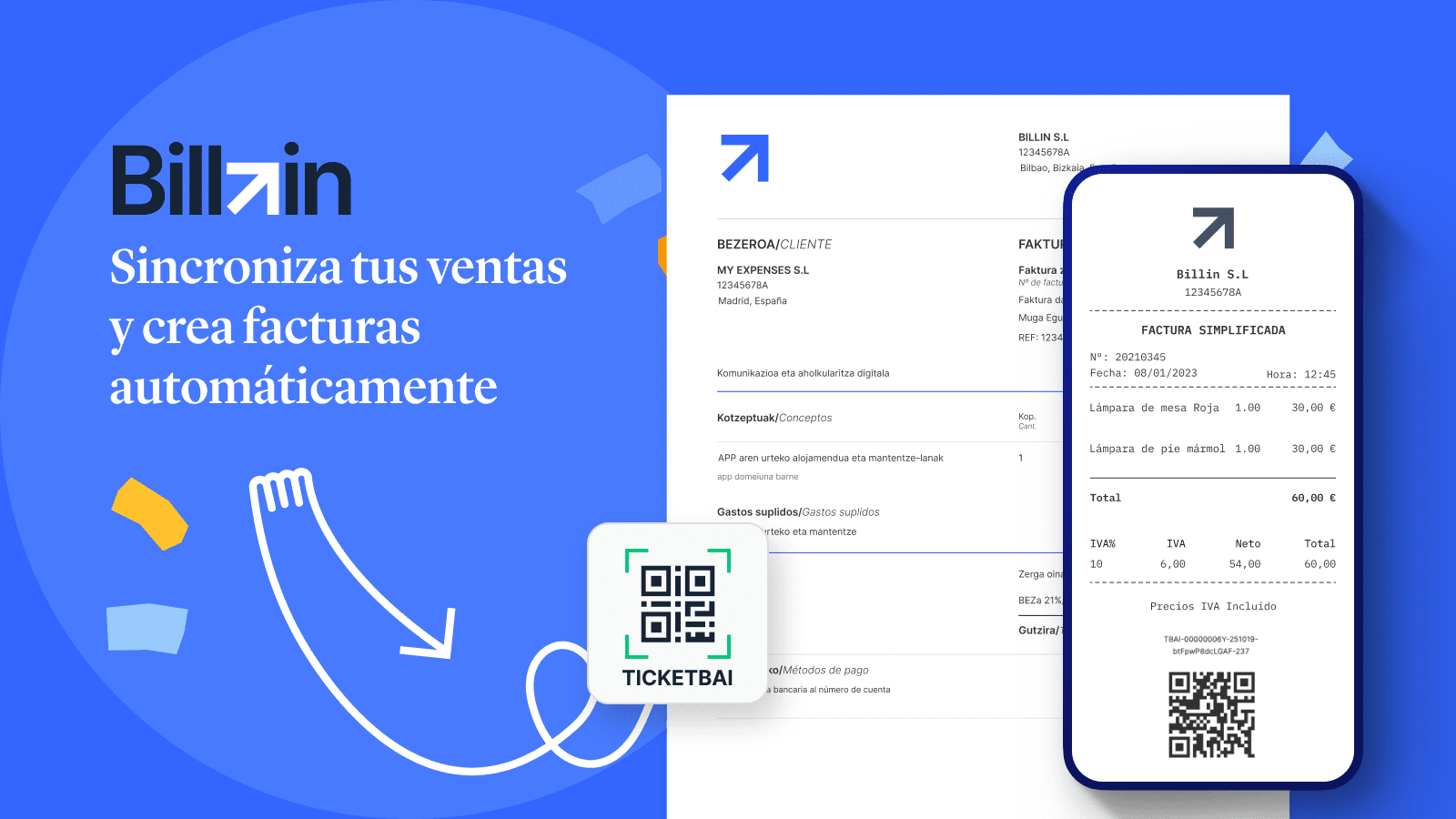 Sincroniza tus ventas y crea facturas automáticamente