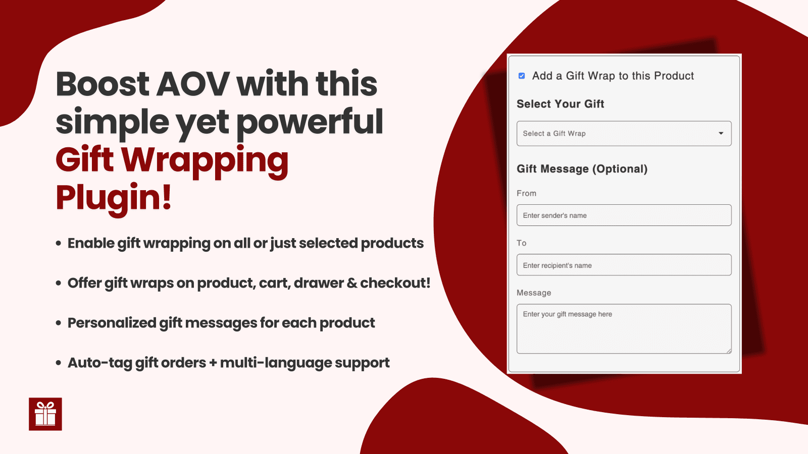 Boost AOV with powerful gift wrap plugin!