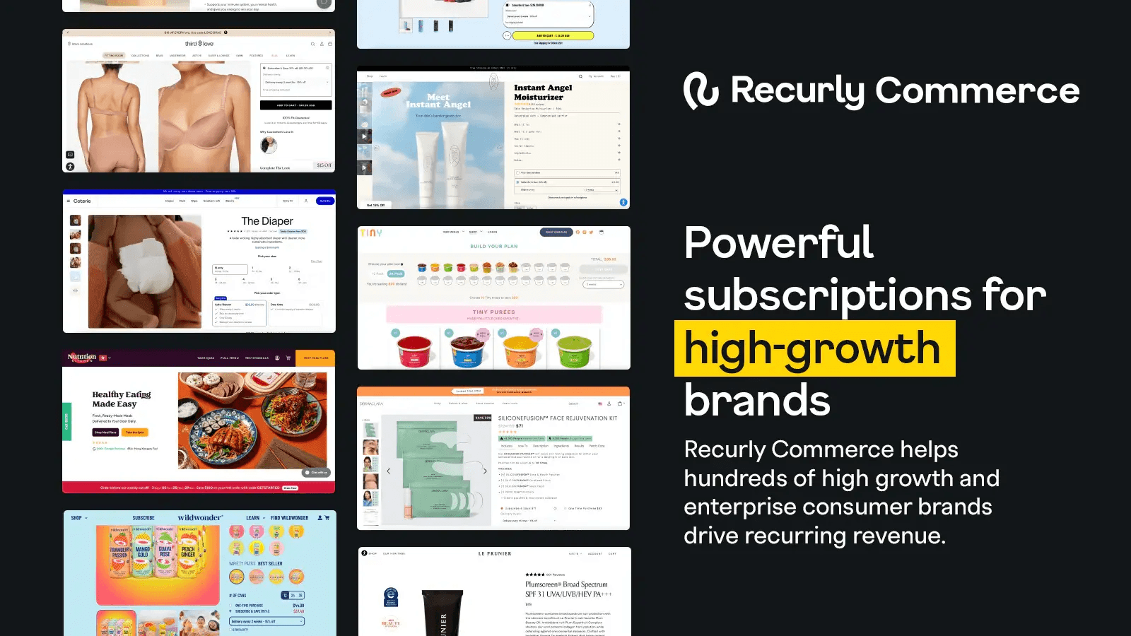 Powerful subscriptions for high-growth brands