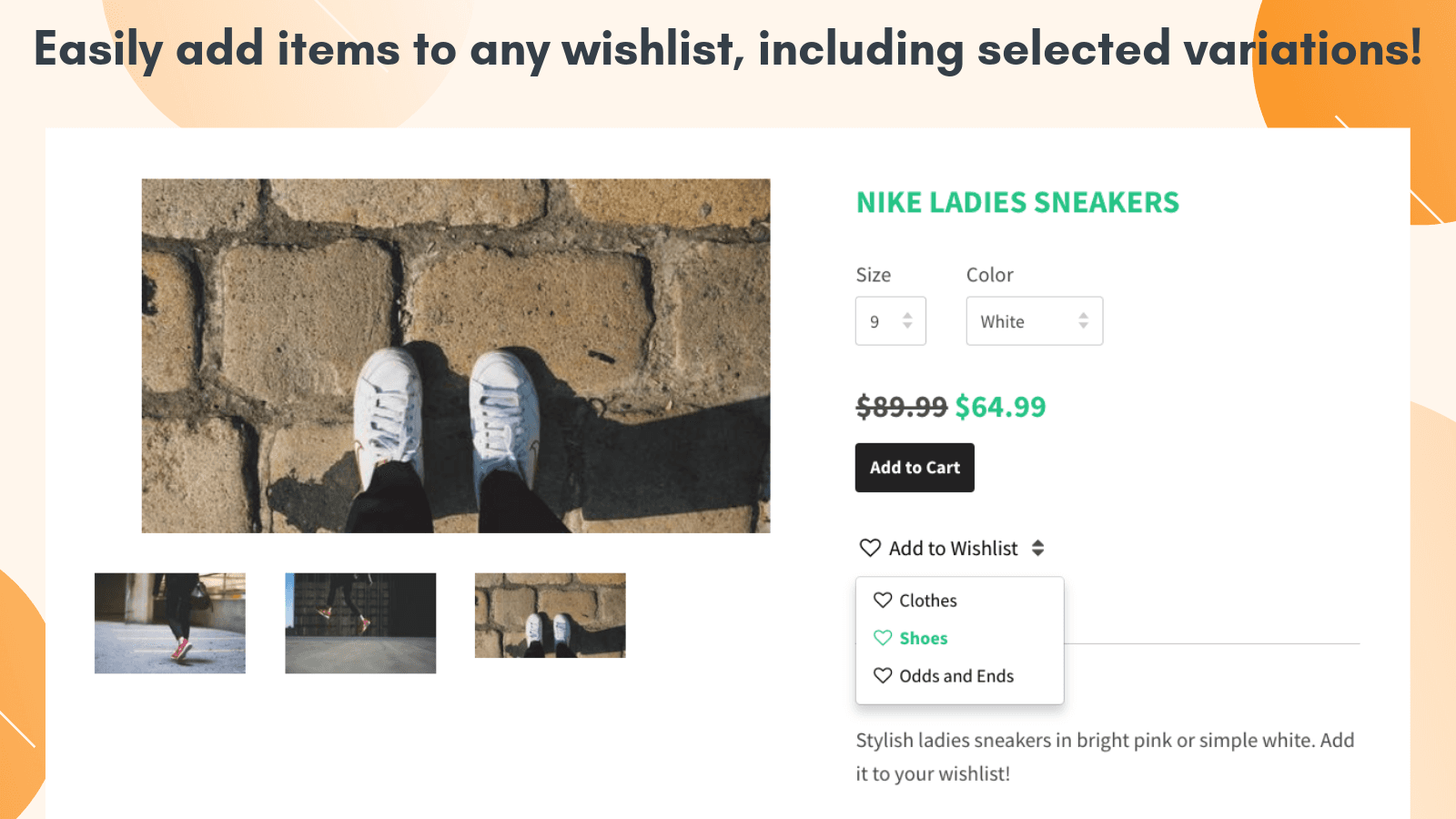 Easily add items to a list