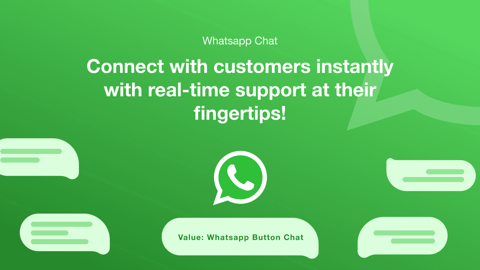 Value: Whatsapp Button