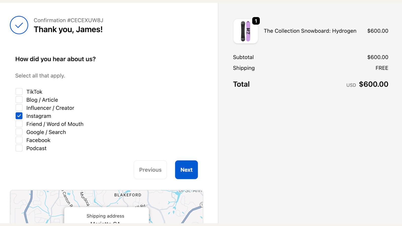 Post-purchase surveys