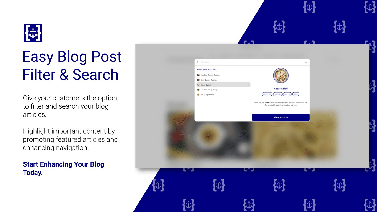 Effortless Blog Filtering & Search for Customers