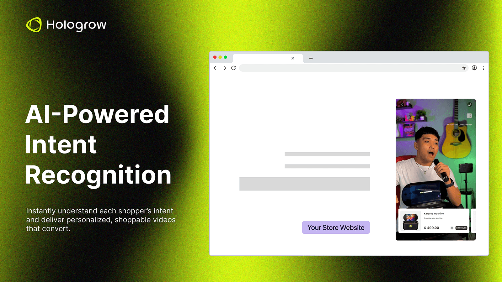 AI-Powered Intent Recognition Shoppable Video
