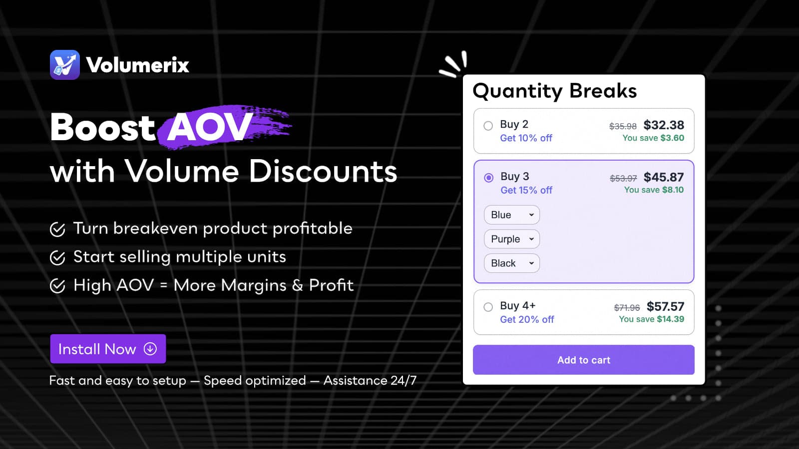 Boost AOV with Volume Discounts | Quantity Breaks