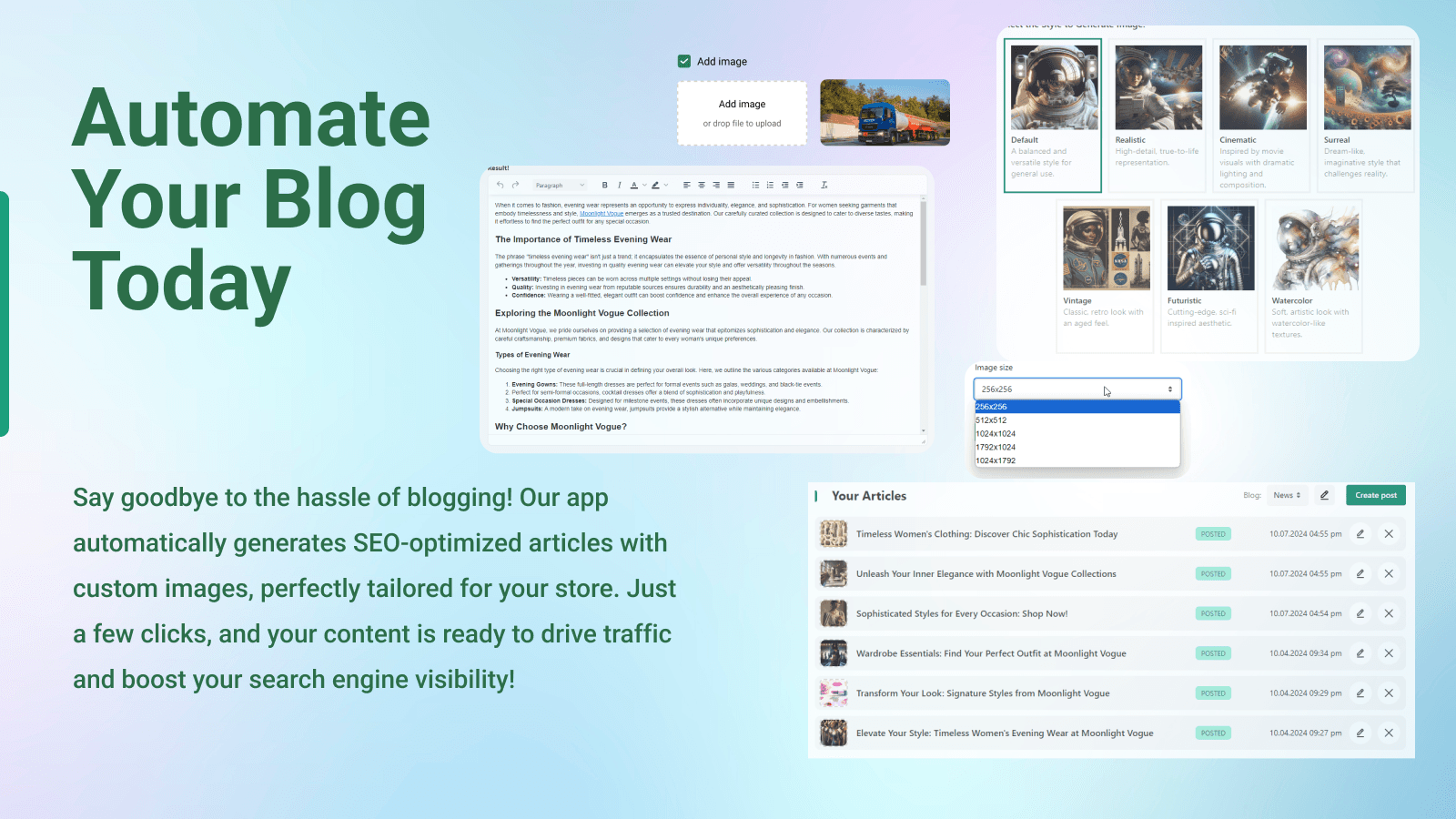 blog, autoposting, shopify, autoblog, ai, posts, articles