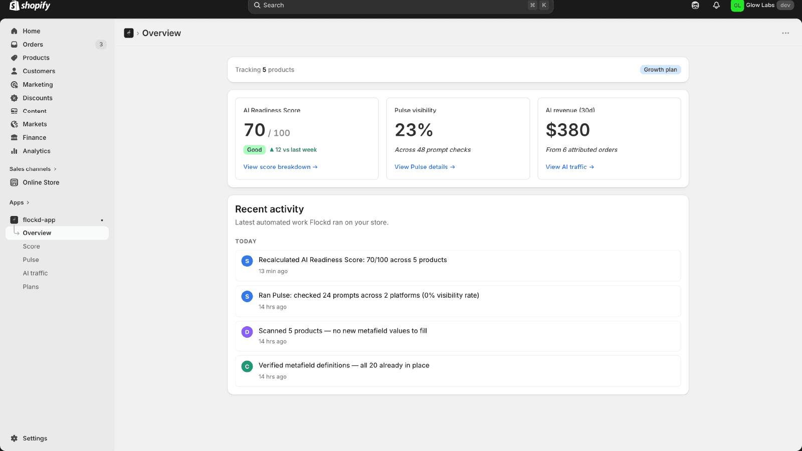 Score Page