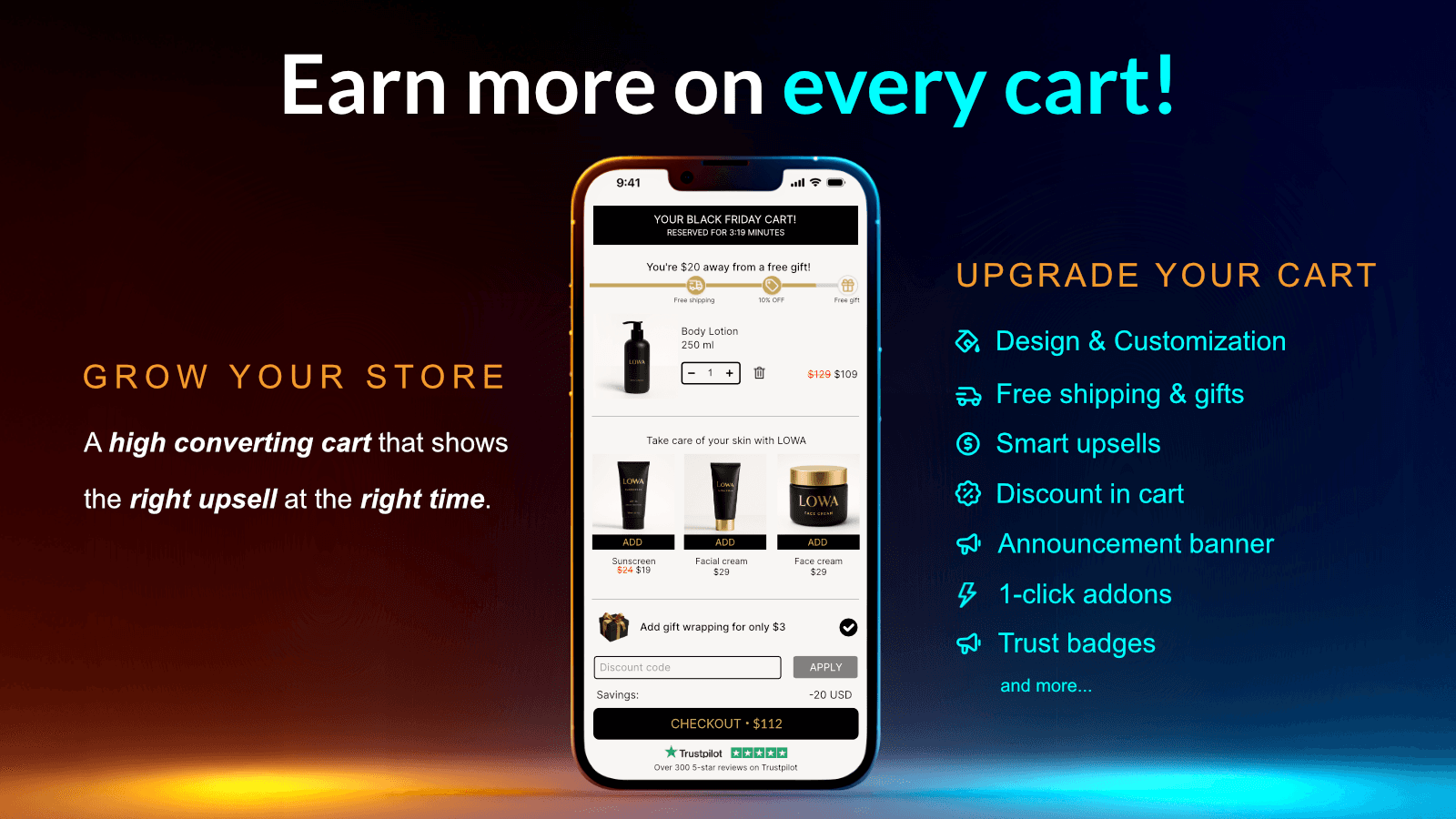 Earn more on every cart with EliteCart.