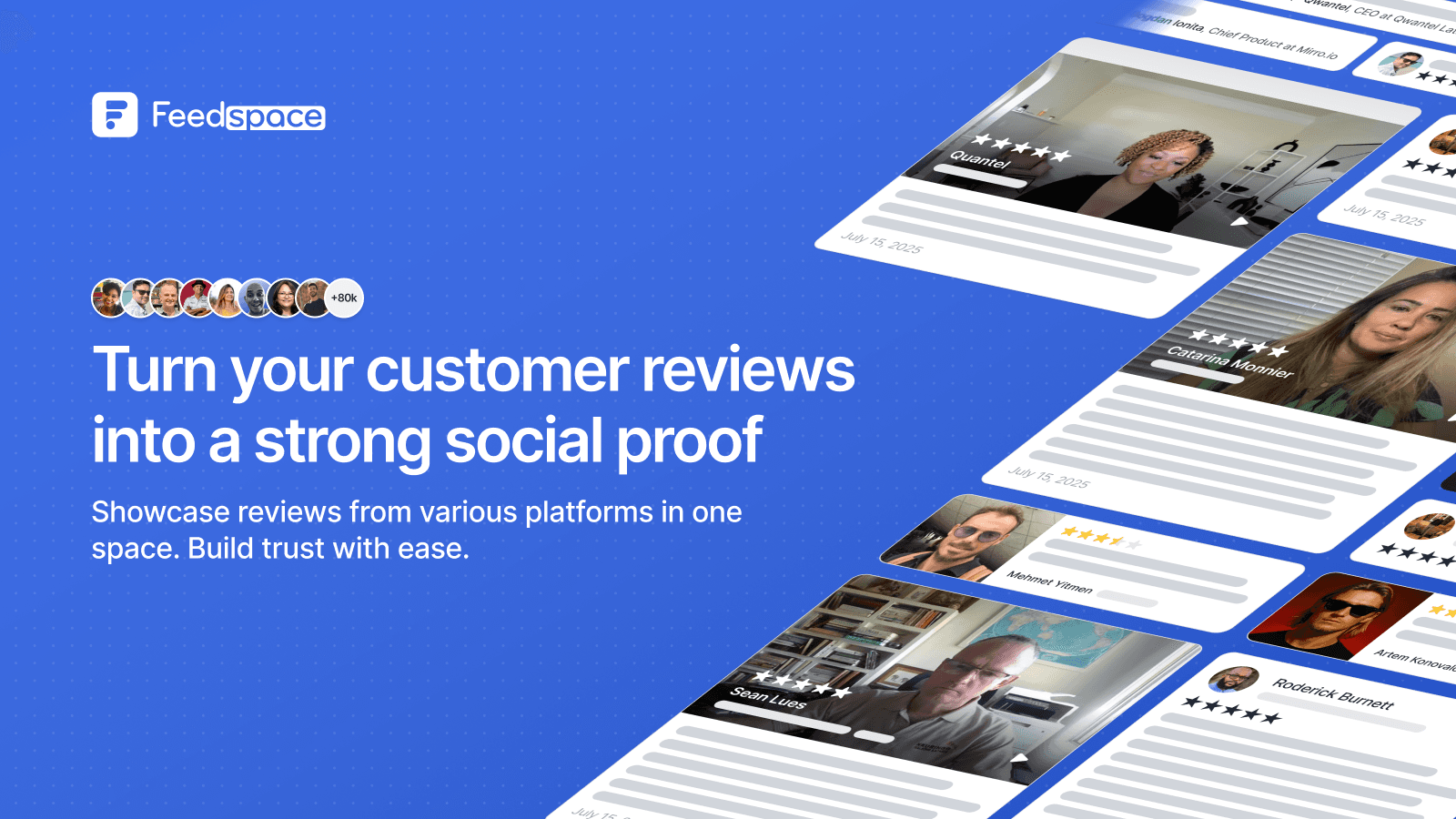 Turn your customer reviews into a strong social proof