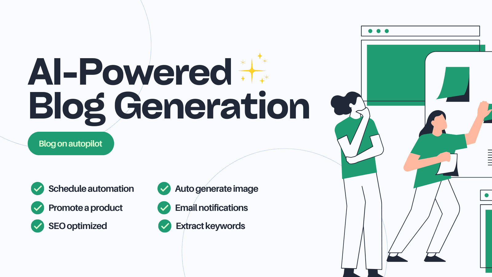 AI powered blog generation & SEO