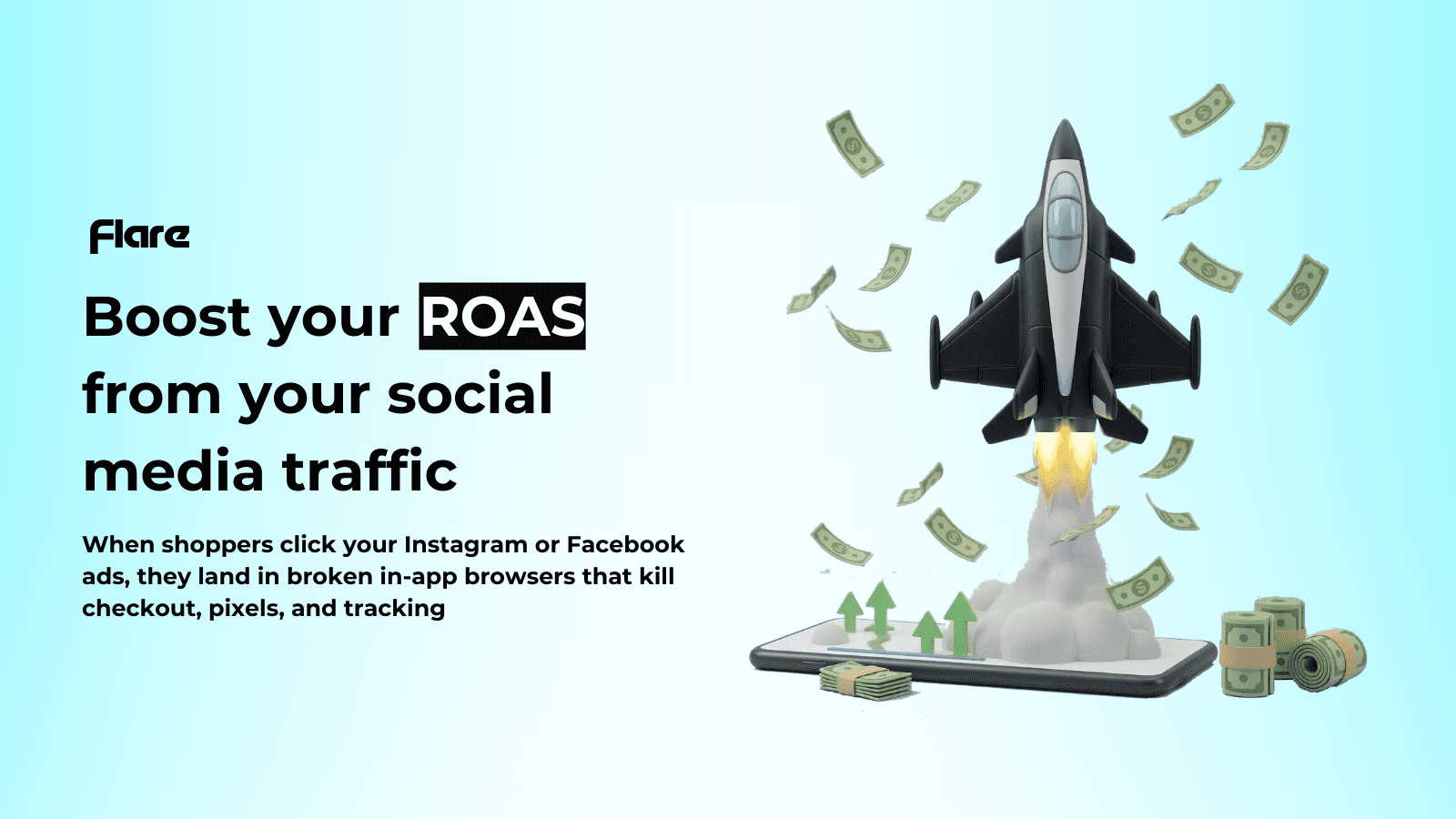 Open social ad links in the right browser automatically