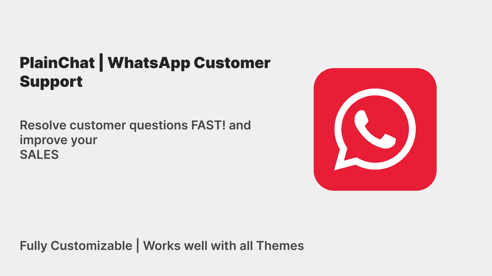PlainChat | WhatsApp Customer Support