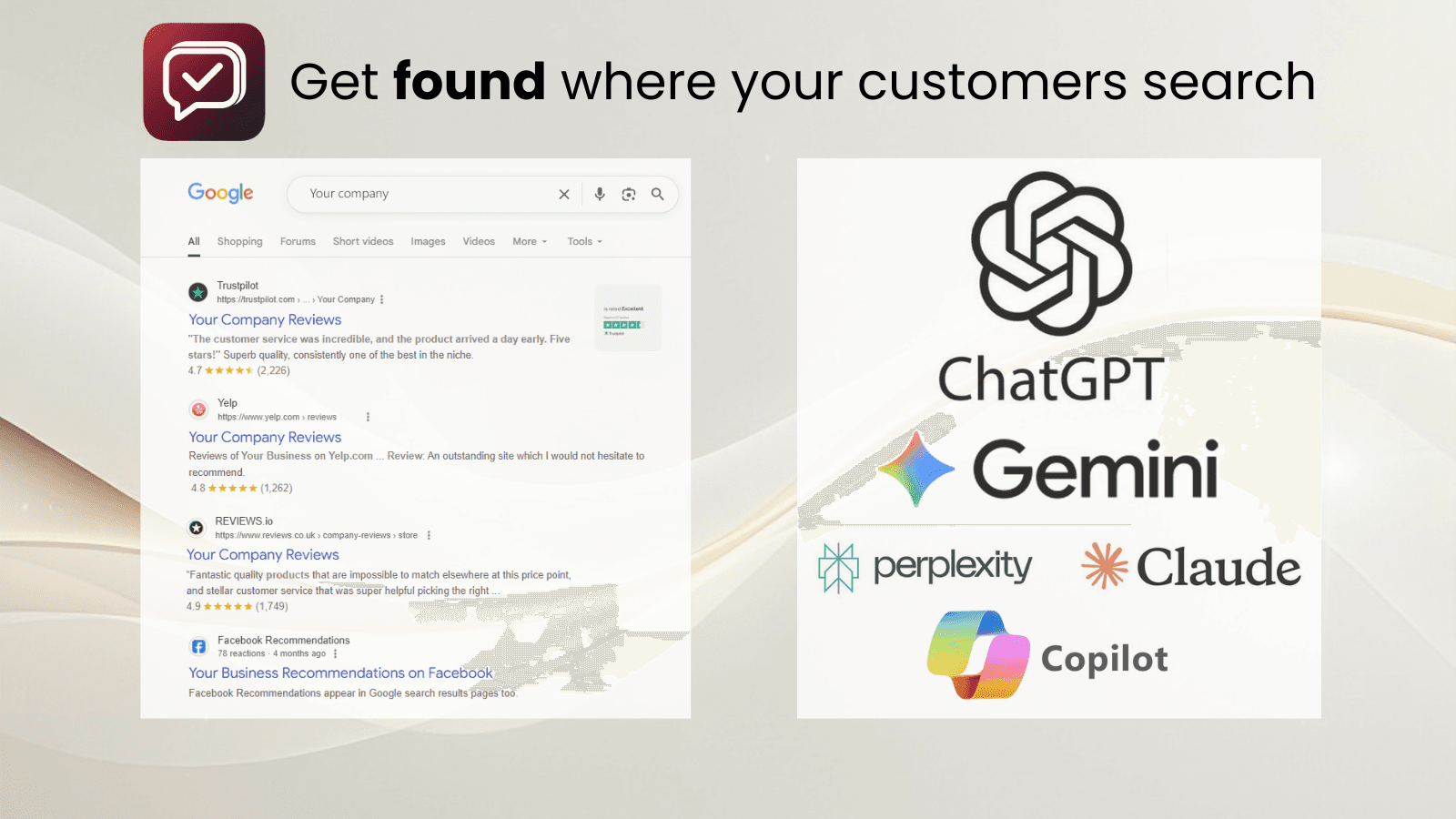 Get found where your customers search