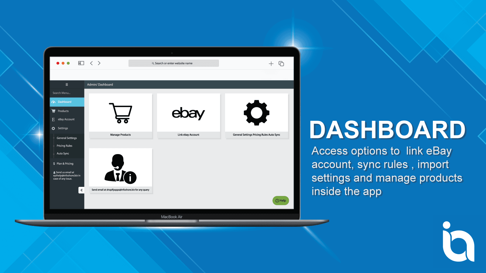 eBay Importer dashboard offers control over eBay integration