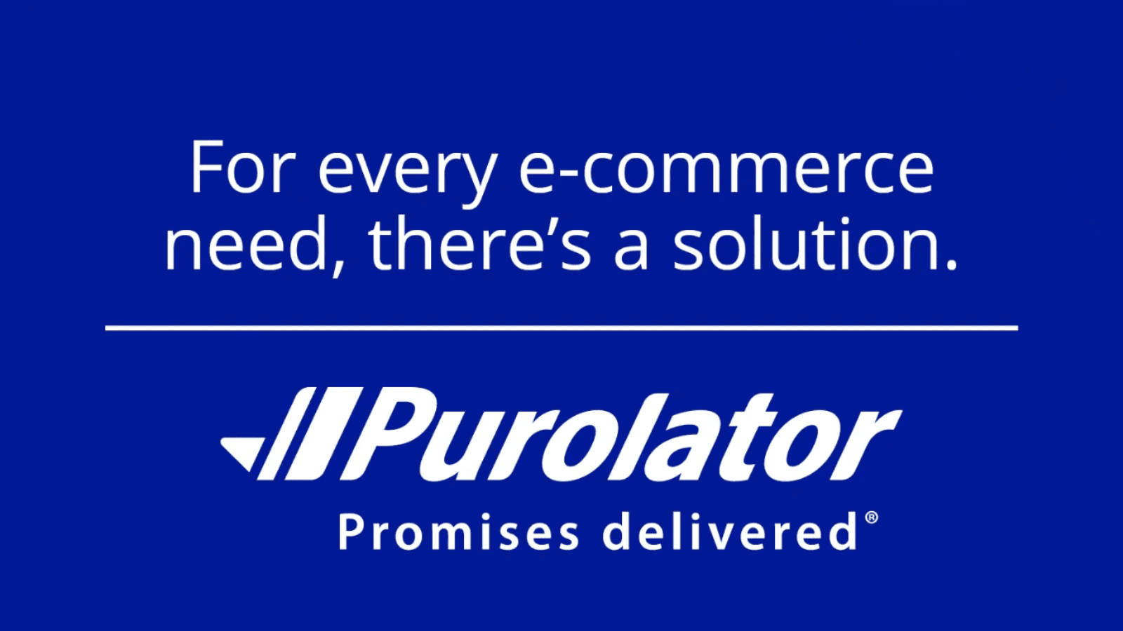 Purolator Promises Delivered
