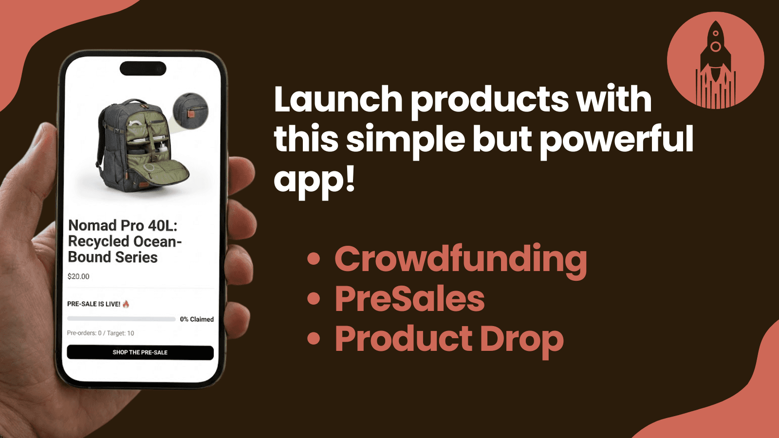 Launch Products with simple and powerful Presales app