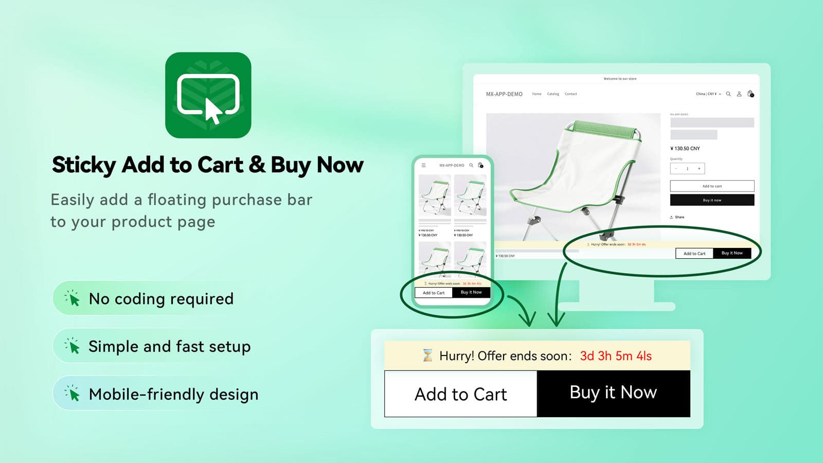 Sticky Add to Cart & Buy Now