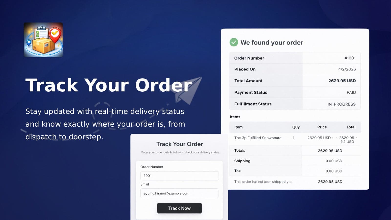 Order Tracking
