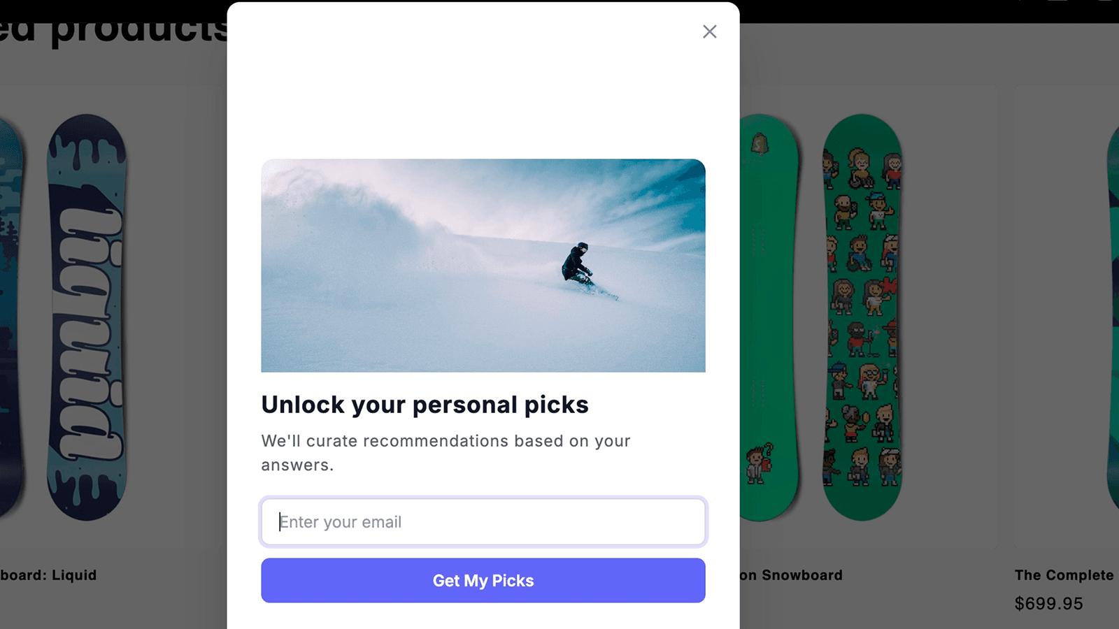 Make popups with AI