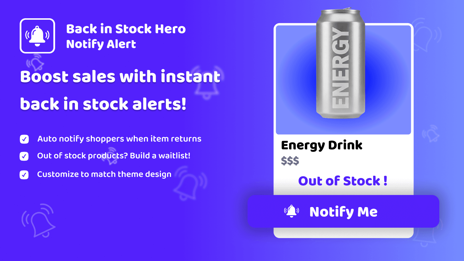 Automatic Back In Stock Email Alerts