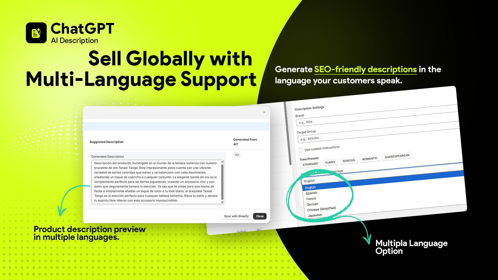 ChatGPT AI Description - Bulk