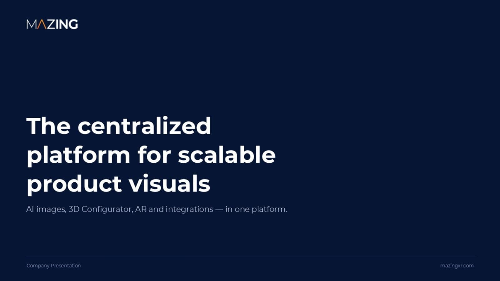 Immerse your customers experience